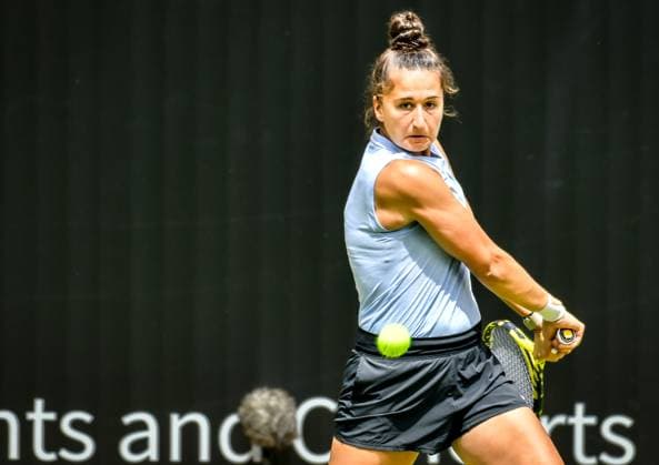 15 06 2024, xlakx, Sport Tennis, ecotrans Ladies Open 2024 in Berlin emspor, v l Emina Bektas USA in action Berlin
