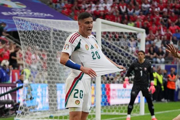 Football, UEFA Euro 2024, Euro 2024, Group stage, Group A, Hungary Switzerland Cologne Stadium Roland Sallai Hungary ,Action, Single image