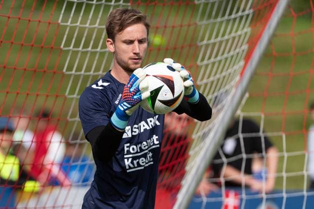 Frederik Roennow Denmark, 22 Public training national team Denmark, UEFA European Football Championship 2024, Men, European Championship 2024, GER, 11 06 2024, Public training national team Denmark, UEFA European Football Championship 2024, Men, European Championship 2024, GER, 11 06 2024 Freudenstadt Copyright: xEibner-Pressefoto WolfgangxFrankx EP_WFK