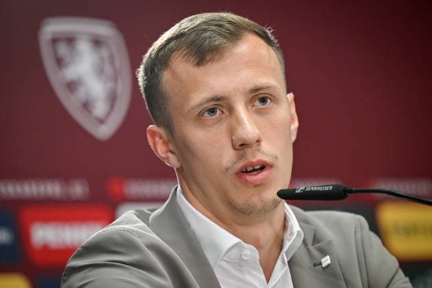 EURO 2024, Nationalteam Tschechien, Pressekonferenz Defender Tomas Vlcek attends a press conference, PK, Pressekonferenz of Czech national football team within the European Football Championships, Norderstedt, Germany, June 16, 2024. (CTKxPhoto VitxSimanek) CTKPhotoP2024061602280  CTKPhotoP2024061602280