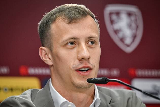 EURO 2024, Nationalteam Tschechien, Pressekonferenz Defender Tomas Vlcek attends a press conference, PK, Pressekonferenz of Czech national football team within the European Football Championships, Norderstedt, Germany, June 16, 2024. (CTKxPhoto VitxSimanek) CTKPhotoP2024061602305  CTKPhotoP2024061602305