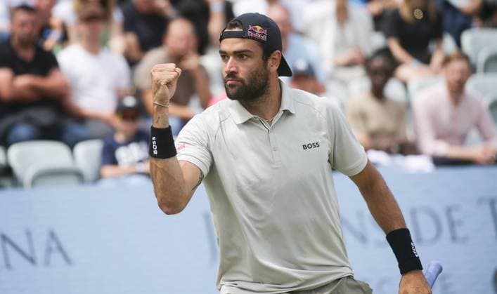 Stuttgart , Final Weissenhof Tennis BOSS Open , Matteo Berrettini ITA