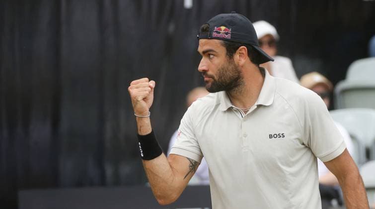 Stuttgart , Final Weissenhof Tennis BOSS Open , Matteo Berrettini ITA