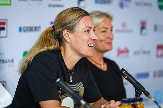 Angelique Kerber GER , Opening Press Conference, ecotrans Ladies Open 2024, Berlin, LTTC Rot Weiß , 16 06 2024, Copyright: xClaudioxGärtnerx