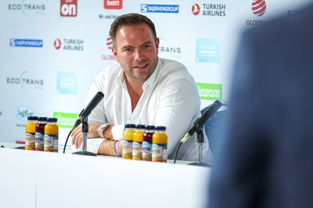 Bartosz Wojszins Founder of the ecotrans Group Opening press conference, ecotrans Ladies Open 2024, Berlin, LTTC Rot Weiß , 16 06 2024, Copyright: xClaudioxGärtnerx