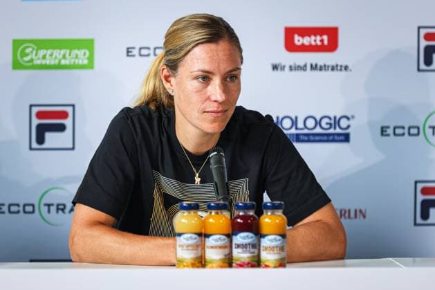 Angelique Kerber GER , Opening Press Conference, ecotrans Ladies Open 2024, Berlin, LTTC Rot Weiß , 16 06 2024, Copyright: xClaudioxGärtnerx