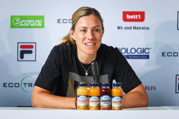Angelique Kerber GER , Opening Press Conference, ecotrans Ladies Open 2024, Berlin, LTTC Rot Weiß , 16 06 2024, Copyright: xClaudioxGärtnerx