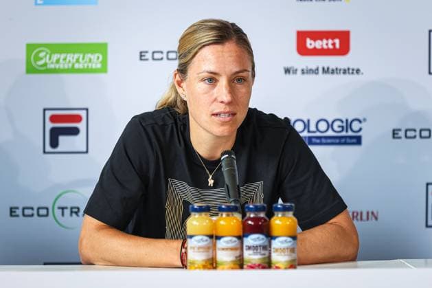 Angelique Kerber GER , Opening Press Conference, ecotrans Ladies Open 2024, Berlin, LTTC Rot Weiß , 16 06 2024, Copyright: xClaudioxGärtnerx