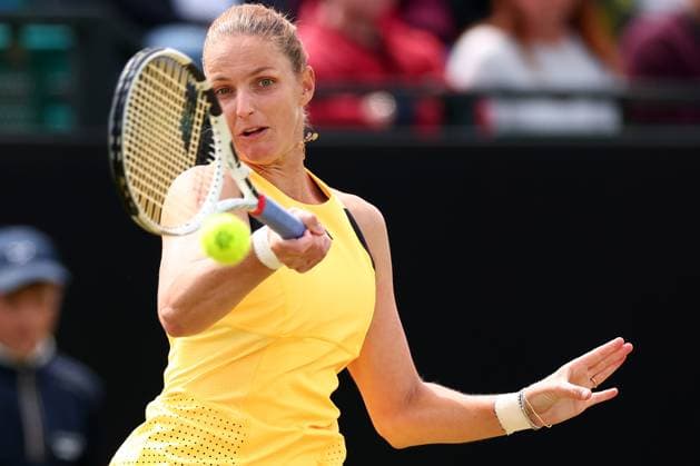 16th June 2024; Lexus Nottingham Tennis Centre, Nottingham, England; Rothesay Nottingham Open, Day 7; Karolina Pilskova during her womens singles semi-final match with Diane Parry  ActionPlus12655130 ShaunxBrooks
