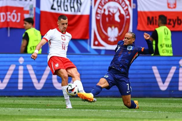 2024.06.16 Hamburg Pilka nozna Reprezentacja Mistrzostwa Europy EURO 2024 Niemcy Polska - Holandia N z Jakub Kiwior Foto Pawel Andrachiewicz PressFocus 2024.06.16 Hamburg Football European Championships 2024 EURO 2024 Germany Poland - Netherlands Jakub Kiwior Credit: Pawel Andrachiewicz PressFocus NEWSPIX.PL --- Newspix.pl  20240616_PF_PA041