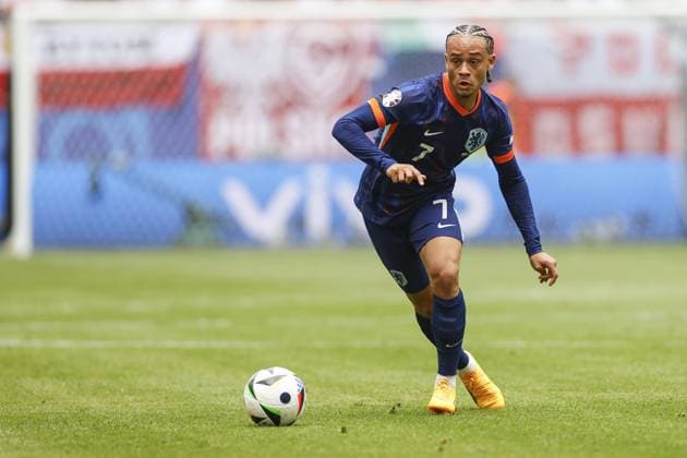 HAMBURG, Volkspark Stadium ,16-06-2024 , European Football Championship Euro2024, Group stage match no.7 between Poland and Netherlands. Netherlands player Xavi Simons Poland - Netherlands (Euro2024)  x25506035x Copyright: