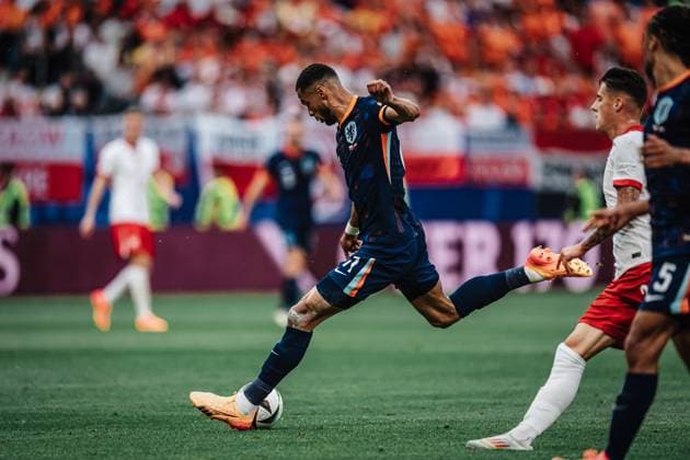 Soccer Men UEFA European Football Championship 2024 Group D Poland vs Netherlands 16 06 2024 Hamburg Volksparkstadion Hamburg Germany