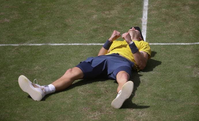 Stuttgart , Final Weissenhof Tennis BOSS Open , Jack Draper GBR