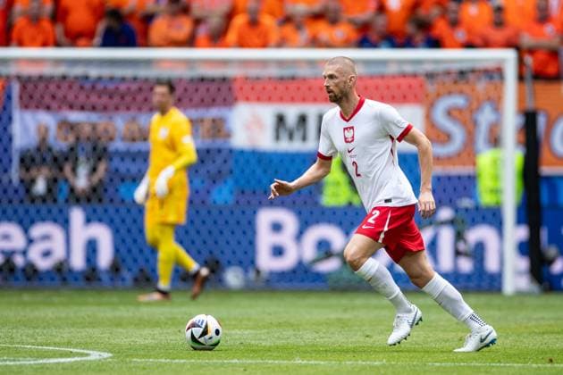 UEFA EURO 2024 Poland Netherlands 16 06 2024 Bartosz Salamon Poland, 2 UEFA EURO 2024 Poland Netherlands Volksparkstadion, Hamburg 16 06 2024 Copyright: xBEAUTIFULxSPORTS Buriakovx