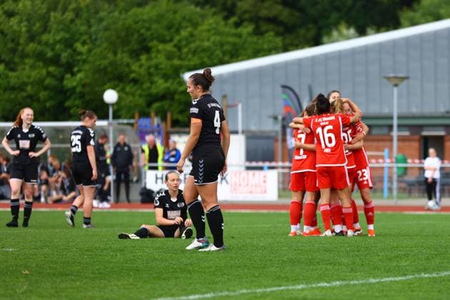 Soccer I Women I Promotion match 2 Bundesliga I SV Henstedt Ulzburg 1 FC Union Berlin I 16 06 2024 1 FC Union Berlin Women celebrate the 0 1 Henstedt Ulzburg Beckersbergstadion Schleswig Holstein Germany Copyright: xLobeca RHx