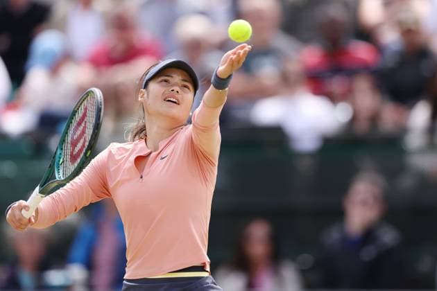 Emma Raducanu during a Semi Final match against Katie Boulter Rothesay Open Nottingham, Day 7, Tennis, Lexus Nottingham Tennis Centre, Nottingham, UK - 16 June 2024  Copyright: xRyanxBrowne Shutterstockx 14523734aj
