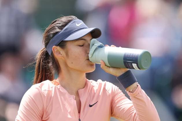 Emma Raducanu during a Semi Final match against Katie Boulter Rothesay Open Nottingham, Day 7, Tennis, Lexus Nottingham Tennis Centre, Nottingham, UK - 16 June 2024  Copyright: xRyanxBrowne Shutterstockx 14523734ai