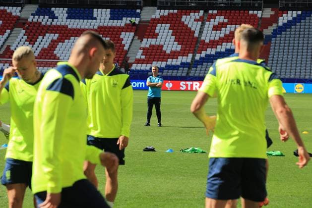 EURO 2024, Ukraine national team, Training