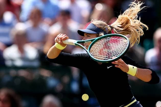 16th June 2024; Lexus Nottingham Tennis Centre, Nottingham, England; Rothesay Nottingham Open, Day 7; Katie Boulter in action during her womens singles semi-final match against Emma Raducanu  ActionPlus12655223 ShaunxBrooks