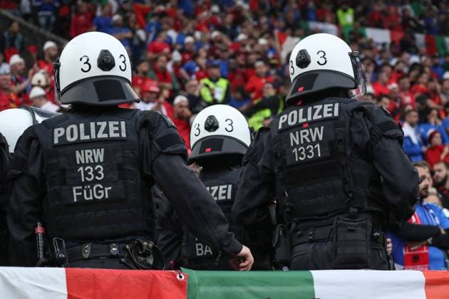 EURO 2024, Criticism of police catering during the European Championships, archive images