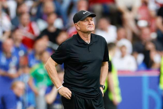16 06 2024, Football, European Championship, Slovenia Denmark, GER, Stuttgart, Football Arena, Coach Matjaz Kek Slovenia Copyright: HMBxMedia xHeikoxBecker