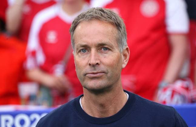 BAU 16 06 2024 Stuttgart Football EM 2024 Slovenia vs Denmark, Coach Kasper Hjulmand DEN