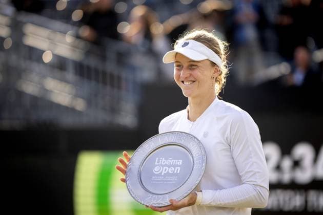 ROSMALEN - Liudmila Samsonova (RUS) wins the final of the Libema Open tennis tournament in Rosmalen. ANP SANDER KONING xVIxANPxSportx xxANPxIVx 501253565 originalFilename: 501253565.jpg