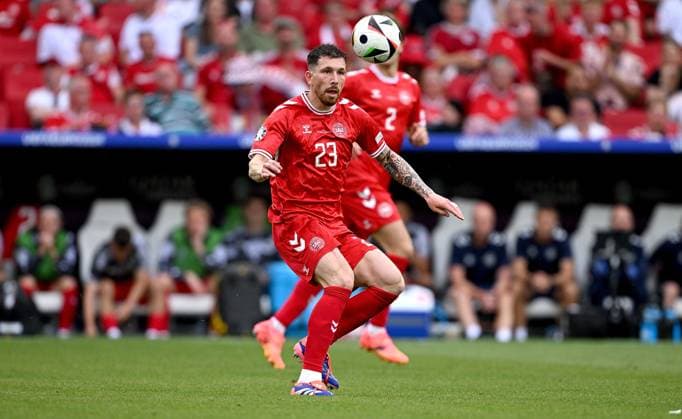Football Euro 2024 Group C opening match 16 06 2024 Slovenia Denmark Pierre Emile Hoejbjerg Denmark
