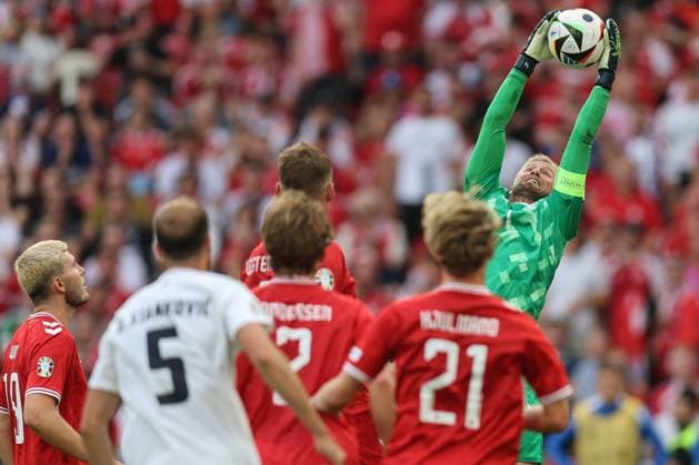 Stoccarda (Germania) 16 06 2024 - Euro 2024 Slovenia-Danimarca foto Image nella foto: Kasper Schmeichel 