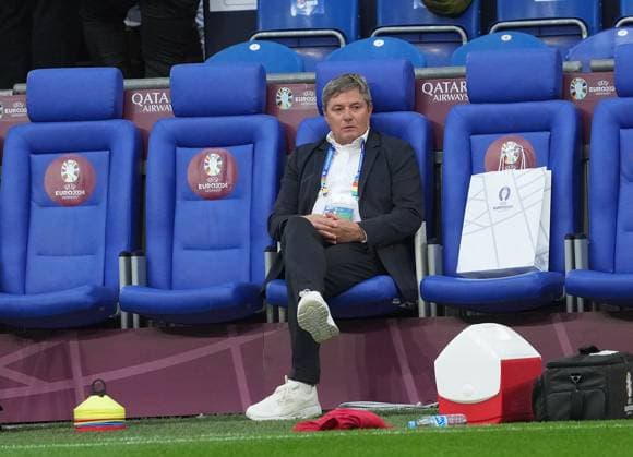 GER, EM UEFA 2024, Group C, Serbia vs England 16 06 2024, Veltins Arena, Gelsenkirchen, GER, EM UEFA 2024, Group C, Serbia vs England, in the picture coach Dragan Stojković Serbia nordphotoxGmbHx xBratic nph00250