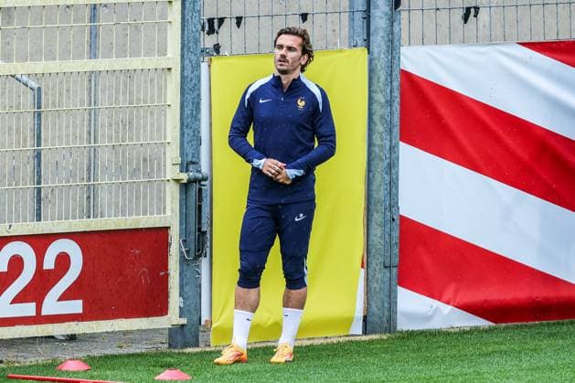 Sport, Football, UEFA EURO 2024 Group D final training France 16 06 2024, Paul Janes Stadium Düsseldorf Antoine Griezmann France, 7 Düsseldorf Paul Janes Stadium North Rhine-Westphalia Germany