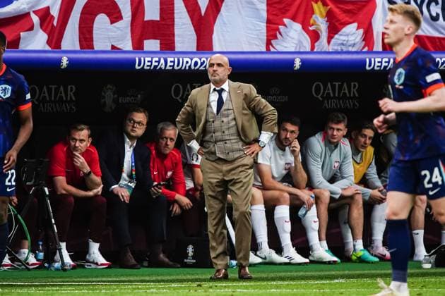 Michal Probierz Poland, Coach GER, Poland vs Netherlands, European Football Championship, UEFA Euro 2024, Matchday 1, 16 06 2024 GER, Poland vs Netherlands, European Football Championship, UEFA Euro 2024, Matchday 1, 16 06 2024 Hamburg Copyright: xEibner-Pressefoto MarcelxvonxFehrnx EP_MFN