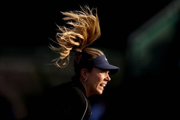 Katie Boulter during the final Rothesay Open Nottingham, Day 7, Tennis, Lexus Nottingham Tennis Centre, Nottingham, UK - 16 June 2024  Copyright: xRyanxBrowne Shutterstockx 14523734cy