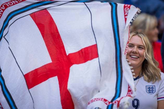 Gelsenkirchen, Germany 16th Jun 2024 Harry Kane s wife Katie Goodland England Serbia England Serbia 15 06 2024