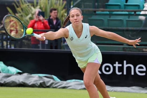 TENNIS - WTA, Tennis Damen Nottingham Open 2024 NOTTINGHAM,ENGLAND,16.JUN.24 - TENNIS - WTA Tour, Nottingham Open. Image shows Diane Parry (FRA).  GEPAxpictures xAlanxGrieves