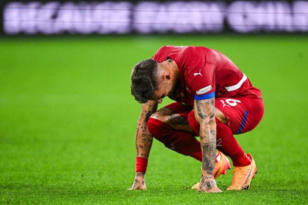 GELSENKIRCHEN - Nemanja Gudelj of Serbia during the UEFA EURO, EM, Europameisterschaft,Fussball 2024 group C match between Serbia and England at Veltins Arena on June 16, 2024 in Gelsenkirchen, Germany. ANP Hollandse Hoogte UEFA EURO 2024 2024 xVIxANPxSportx xGerritxvanxKeulenxIVx 501263792 originalFilename: 501263792.jpg