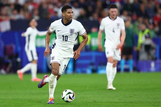 Serbien gegen England 16. Juni 2024, Gelsenkirchen UEFA EURO 2024 Gruppe C Serbien gegen England Jude Bellingham von England Foto Charlotte Wilson Abseits Gelsenkirchen Deutschland  Copyright: xCharlottexWilsonx xOffsidexOffside