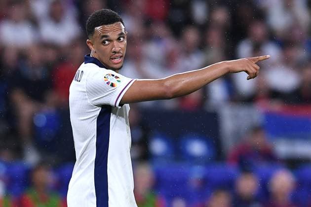 Soccer UEFA EURO 2024 Group Stage 1 Matchday Serbia England on 16 06 2024 at the Arena AufSchalke in Gelsenkirchen Trent Alexander Arnold England xRx