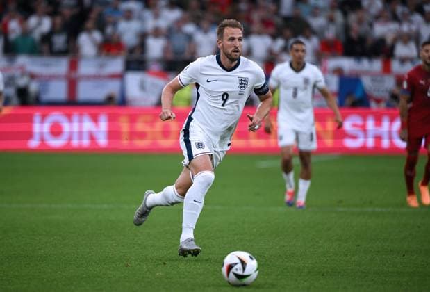 Harry Kane England 16 06 2024, European Football Championship 2024, Preliminary round, 1 Matchday Serbia England Gelsenkirchen Veltins Arena Nordrhein Westfalen Germany Team2