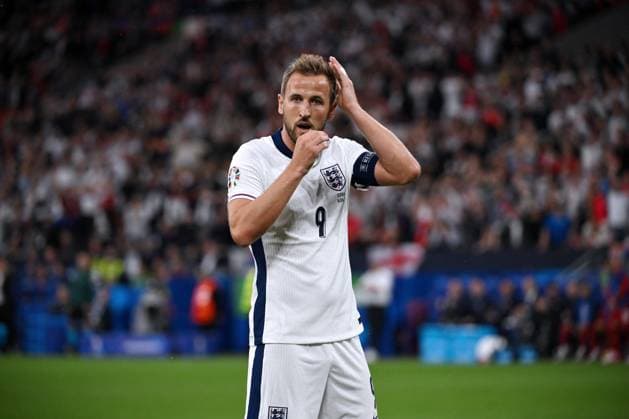 Harry Kane England 16 06 2024, European Football Championship 2024, Preliminary round, 1 Matchday Serbia England Gelsenkirchen Veltins Arena Nordrhein Westfalen Germany Team2