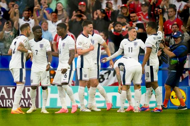 GER: Serbia v England. UEFA EURO, EM, Europameisterschaft,Fussball 2024 Jude Bellingham of England celebrates after scoring goal during the UEFA Euro 2024 match between Serbia and England, Group C, date 1, played at Arena AufSchalke stadium on June 16, 2024 in Gelsenkirchen, Germany. kpng Copyright: xSergioxRuizx xPRESSINPHOTOx PS_240616_SER_ENG_1037