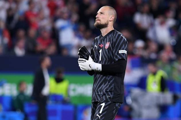 Soccer UEFA EURO 2024 Group Stage 1 Matchday Serbia England on 16 06 2024 at the Arena AufSchalke in Gelsenkirchen Predrag Rajkovic Serbia xRx