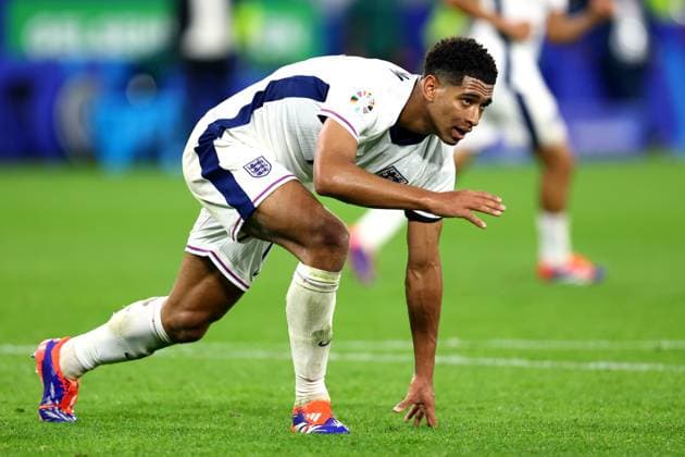 Serbien gegen England 16. Juni 2024, Gelsenkirchen UEFA EURO 2024 Gruppe C Serbien gegen England Jude Bellingham von England Foto Charlotte Wilson Abseits Gelsenkirchen Deutschland  Copyright: xCharlottexWilsonx xOffsidexOffside
