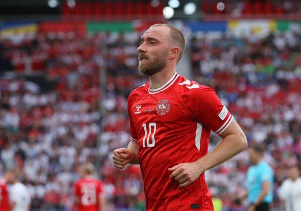 BAU 16 06 2024 Stuttgart Football EM 2024 Slovenia vs Denmark, Christian Eriksen DEN