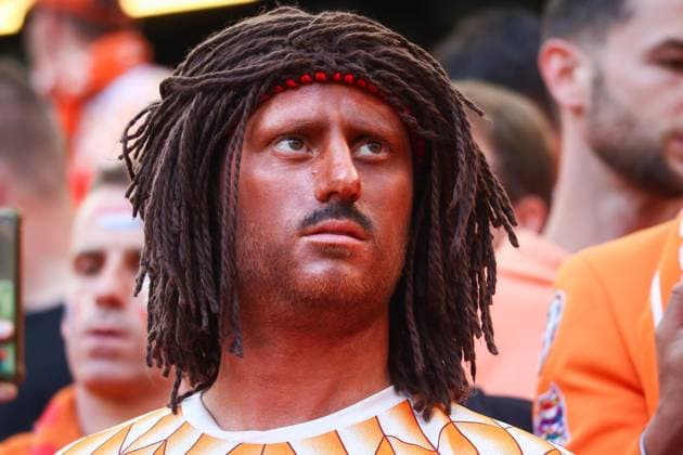 June 16, 2024, Hamburg, Germany: Supporter of Netherlands is seen during the UEFA EURO, EM, Europameisterschaft,Fussball 2024 group D match between Poland and the Netherlands at the Volksparkstadion. Hamburg Germany - ZUMAs197 20240616_aaa_s197_229 Copyright: xSergeixMikhailichenkox