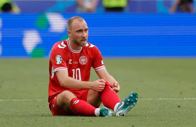 (240617) -- STUTTGART, June 17, 2024 -- Christian Eriksen of Denmark reacts during the UEFA EURO, EM, Europameisterschaft,Fussball 2024 Group C match between Denmark and Slovenia in Stuttgart, Germany on June 16, 2024. (Photo by Xinhua) (SP)GERMANY-STUTTGART-FOOTBALL-EURO 2024-DENMARK VS SLOVENIA PhilippexRuiz 