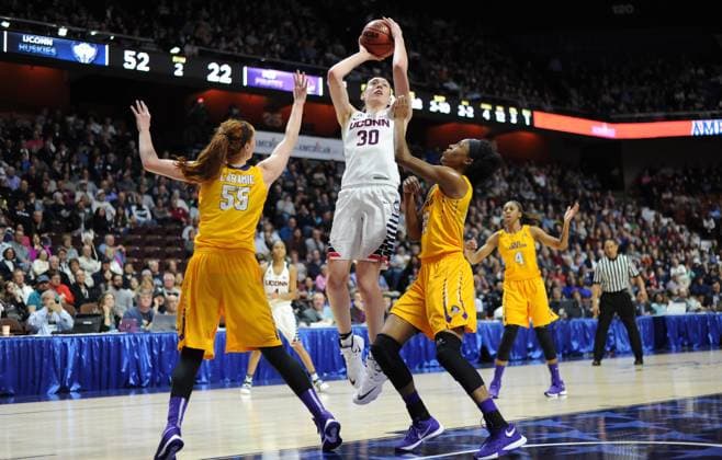 NCAA, College League, USA American Conference Women s Basketball Championship 2016: East Carolina vs Connecticut MARCH 5 March 5th 2016: Brianna Stewart (30) of the Uconn Huskies in action during the NCAA American Conference Tournament Championship Basketball game against the East Carolina Pirates at Mohegan Sun Arena in Uncasville, CT. Gregory Vasil CSM EDITORIAL USE ONLY Copyright: xx ZUMA-20160305_zaf_c04_145.jpg GregoryxVasilx csmphototwo249466