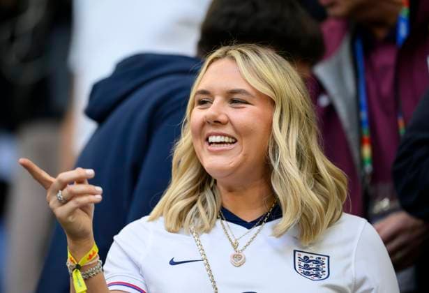 Katie KANE Wife of KANE Harry ENG not in picture Preliminary round 1 match day, Group C, Match M05, Serbia SRB England ENG , on 16 06 2024 in Gelsenkirchen Germany European Football Championship 2024 from 14 06 14 07 2024 in Germany Â