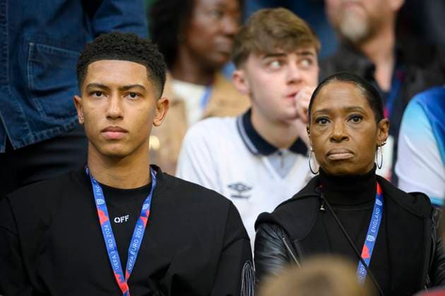 Mother and brother of BELLINGHAM Jude ENG not in picture , mother Denise Bellingham, brother Jobe preliminary round 1 match day, group C, match M05, Serbia SRB England ENG , on 16 06 2024 in Gelsenkirchen Germany European Football Championship 2024 from 14 06 14 07 2024 in Germany Â