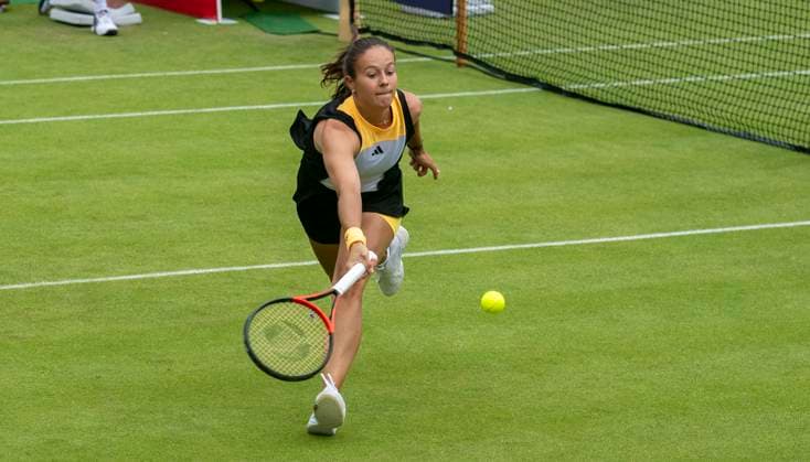 17 06 2024, WTA 500, Tennis, Women, ecotrans Ladies Open 2024, Berlin, Marta Kostjuk Ukraine Darja Sergejewna Kassatkina Russia Darja Sergejewna Kassatkina Russia Berlin Steffi Graf Stadion Berlin Germany